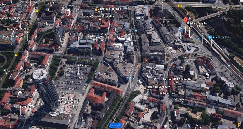 Cityhotel Jena Am Paradies Bagian luar foto